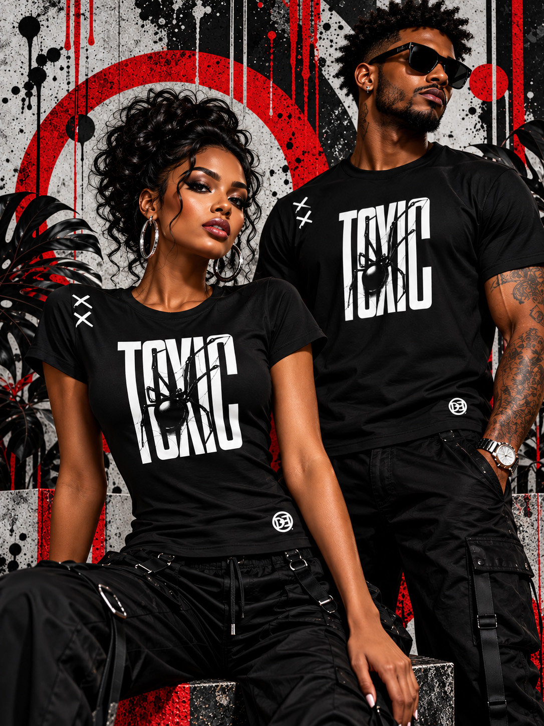 Artwork from the Toxic Streetwear collection