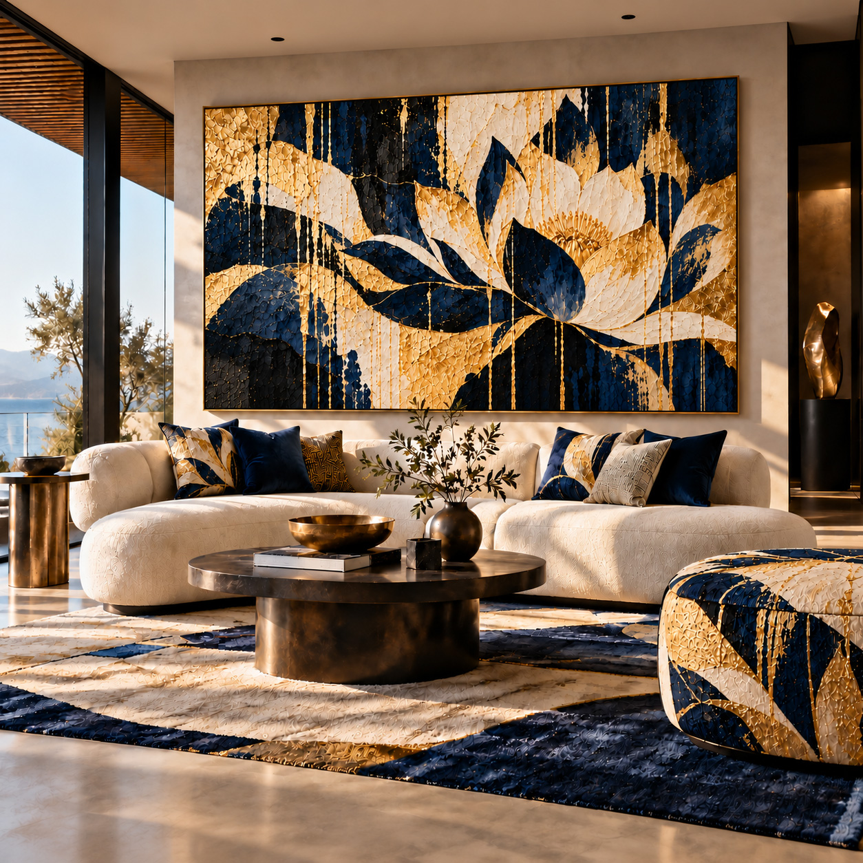R.Jenkins artwork shown in an interior setting