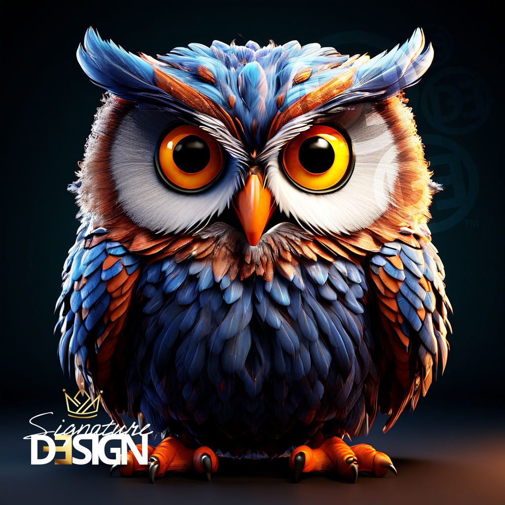 Signature Owl #00570